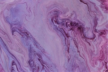 Abstract gray-lilac marble background. Game of colors. Acrylic texture. Wallpaper, mixing, modern...