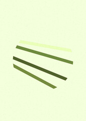 Olive Green color Crossing lines generativeart style colorful illustration