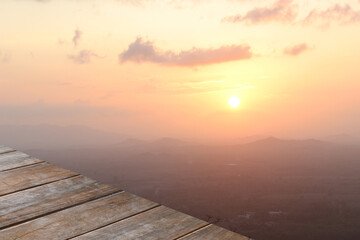 Fototapeta premium sunrise over the lake
