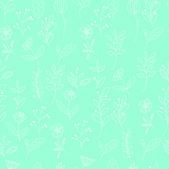Vector image of a pattern of flowers for a logo, Wallpaper, fabric