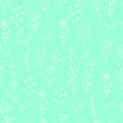 Vector image of a pattern of flowers for a logo, Wallpaper, fabric