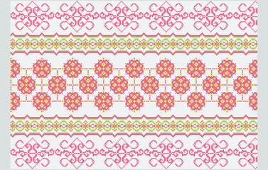 Textile seamless pattern design - Women Lawn suits pattern collection - ready to print vector 