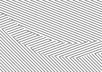 geometric line pattern abstract background in black and white