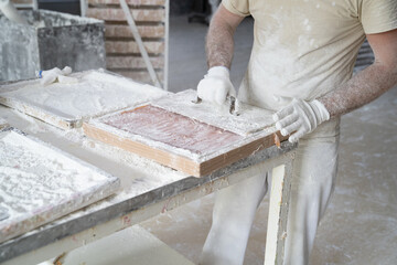 rolled out fondant for rolls of Turkish delight, jelly or marshmallows.