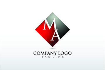 MA, AM company logo vector