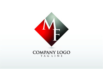 MF, FM company logo vector