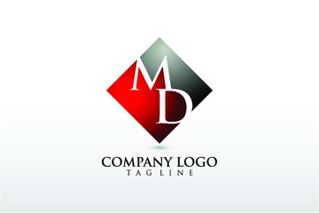 MD, DM company logo vector