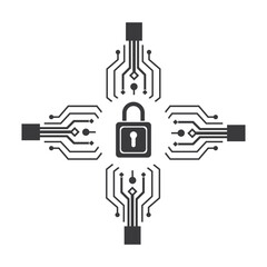 Circuit Logo Template vector
