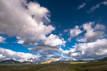 Montagne del Gran Sasso a primavera
