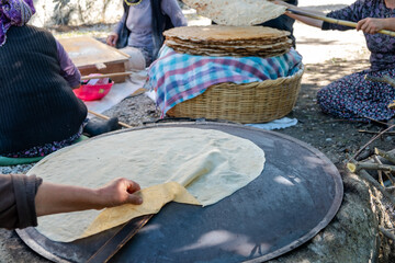 Traditional turkish  bread. Also known as 