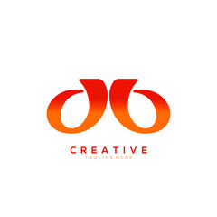 Creative abstract logo design template