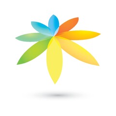 floral logo element