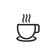 coffee icon, vector business icon