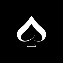 simple symbol ace logo design