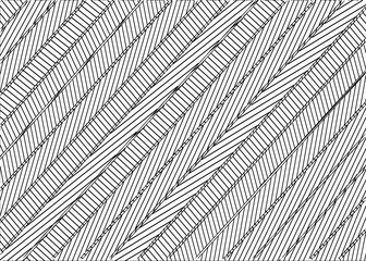 geometric line pattern abstract background in black and white