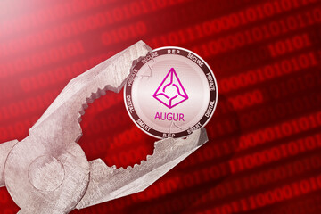 Augur regulation or control; Augur REP cryptocurrency coin is under pressure; limitation, prohibition, illegally