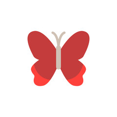 Butterfly, insect icon. Simple color vector elements of lepidoptera icons for ui and ux, website or mobile application