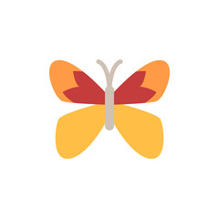 Butterfly, insect icon. Simple color vector elements of lepidoptera icons for ui and ux, website or mobile application