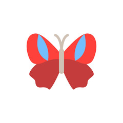 Butterfly, insect icon. Simple color vector elements of lepidoptera icons for ui and ux, website or mobile application