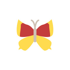 Butterfly, insect icon. Simple color vector elements of lepidoptera icons for ui and ux, website or mobile application