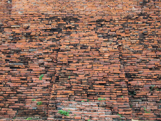 ancient red brick pattern background