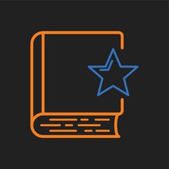 book with star icon