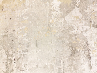 Beige low contrast scratched smooth decorative plaster concrete textured background. Abstract soft neutral antique artistic backdrop texture to your concept or product - obrazy, fototapety, plakaty
