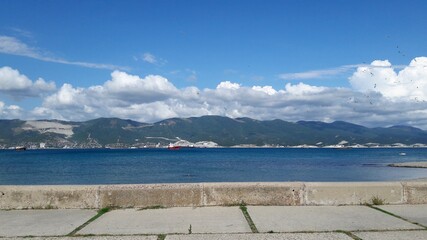 Obraz premium lake and mountains