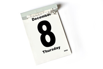  8 December 2022