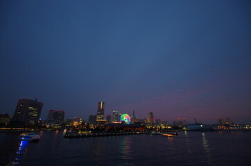 Naklejka premium 夜景