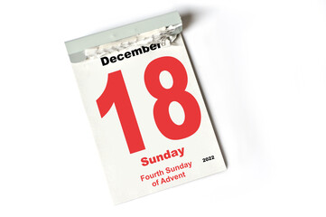  18 December 2022 Fourth Sunday of Advent