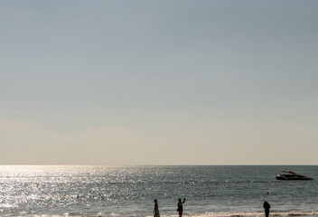 Fototapeta premium people on the beach