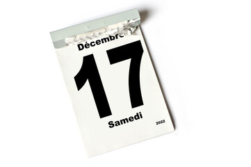  17 Décembre 2022