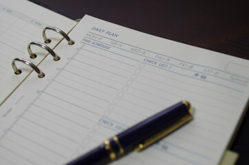 スケジュール帳