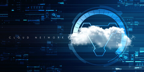 2d illustration abstract cloud background
