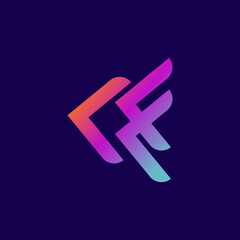 Abstract colorful logo design