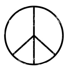 Grunge Religion Cross . Black Paint . Vector