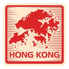 hong kong map icon