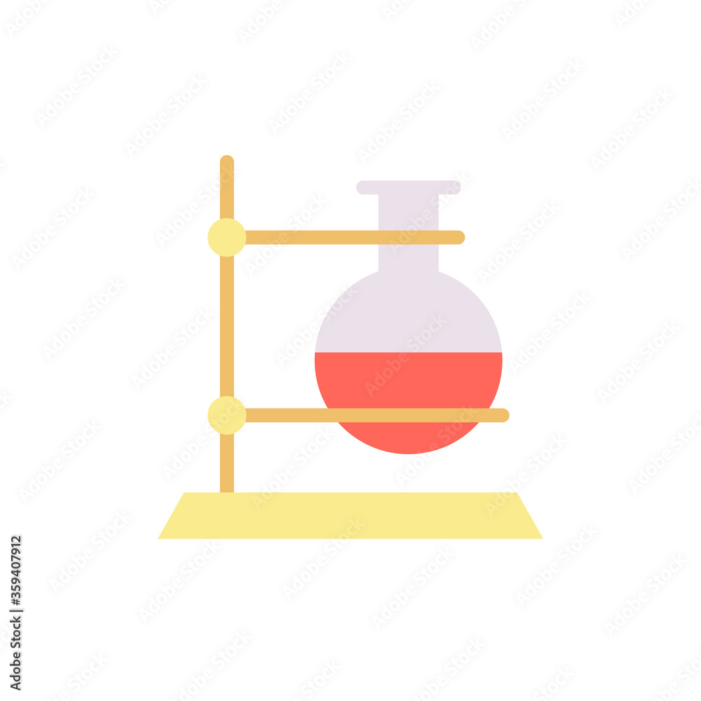 Poster flask, holder icon. simple line, outline vector elements of stinks icons for ui and ux, website or m