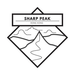 sharp peak