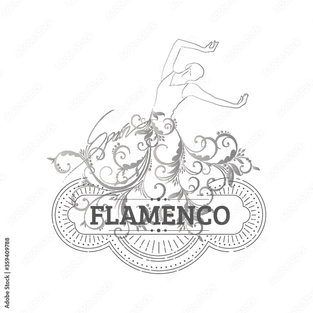 Canvas Prints flamenco dancer