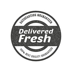 delivered fresh label