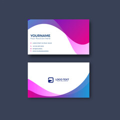 Fototapeta premium modern business card templates. Stationery design. Vector illustration. 