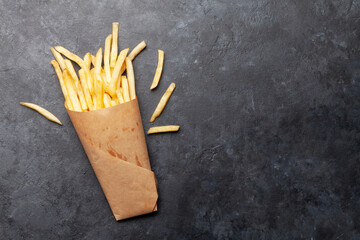 French crispy potato fries