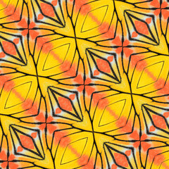 Beautiful Orange and Yellow pattern background texture made from Painted Jezebel butterfly wings