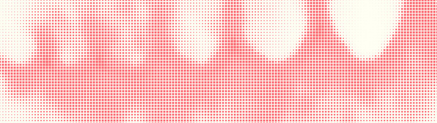 Gradient halftone. Abstract gradient background of squares. Halftone wave. Vector illustration.