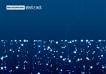 Obraz premium Abstract futuristic circuit board background.