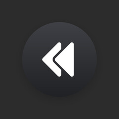 Reverse -  Matte Black Web Button