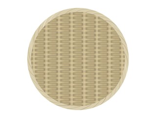 竹ザルのイラスト