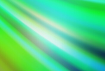 Light Green vector blurred pattern.